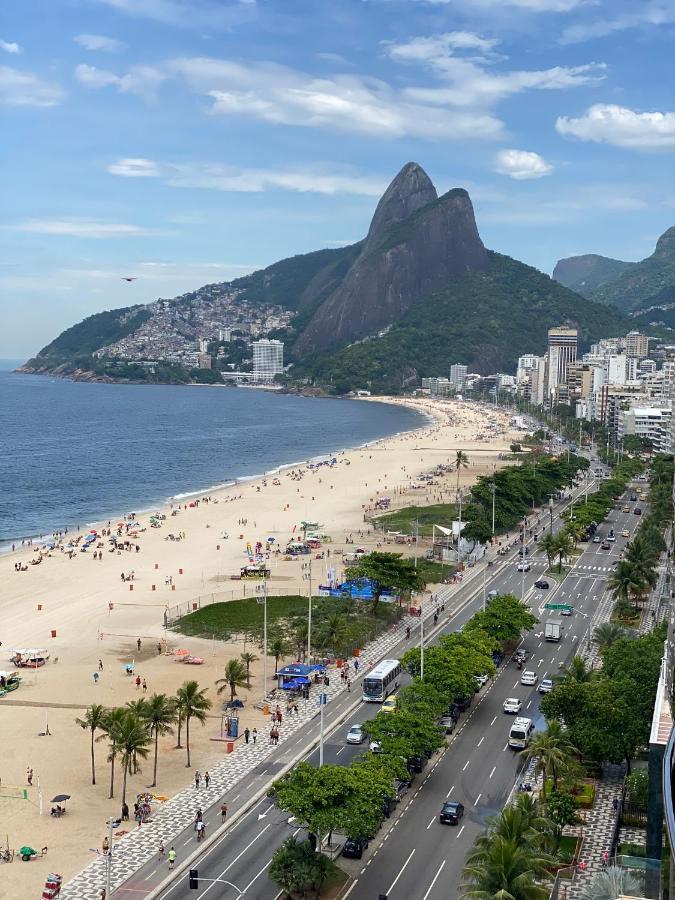 Ferienwohnung Flat Vieira Souto Vista Mar Rio de Janeiro Exterior foto